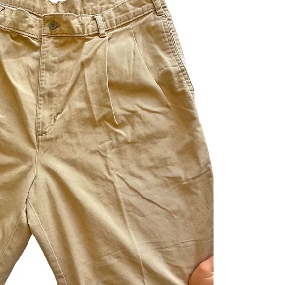Dockers Levi’s Mens Khakis Tan pleated pants - Picture 4 of 8